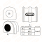 STABILIZER SHAFT RUBBER  Navara