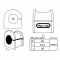 STABILIZER SHAFT RUBBER Hilux Vigo [4WD] [FR]