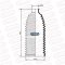 STEERING GEAR BOOT  HZJ100 LAND CRUISER