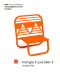 PRE-ORDER เลานจ์แชร์รุ่น 'Triangle in Parallel' แบบ 2