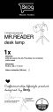 MR.READER, desk lamp