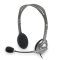 Logitech Stereo Headset H111 - Black - singlepin  (สายแจ๊คไมค์และหูฟังเส้นเดียวกัน)