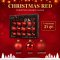 ชุดลูกบอลคริสต์มาสแก้ว Christmas Red | 21 ลูก/กล่อง | Ø 5 / 6 / 7 ซม.