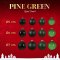 เซ็ตลูกบอลคริสต์มาสแก้วสีแดง | 42 ลูก/กล่อง