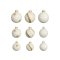 ชุดลูกบอลคริสต์มาสแก้ว Wool White | 20 ลูก/กล่อง | Ø 5 / 6 / 7 ซม.