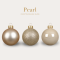 เซ็ตลูกบอลคริสต์มาสแก้วสีมุก Pearl | 21 ลูก/กล่อง | Ø 5 / 6 / 7 ซม.