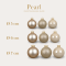 เซ็ตลูกบอลคริสต์มาสแก้วสีมุก Pearl | 21 ลูก/กล่อง | Ø 5 / 6 / 7 ซม.