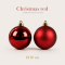 ลูกบอลคริสต์มาส Christmas Red | Ø 10 ซม.