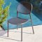 เก้าอี้เอ้าดอร์ Gusto Stackable Sidechair สี Charcoal Matt โครงอะลูมิเนียม สำหรับสวน ระเบียง และพื้นที่รับประทานอาหารกลางแจ้ง | Gusto stackable aluminum outdoor sidechair by ms natural design