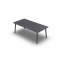 DURHAM COFFEE TABLE - CHARCOAL MAT 120X60