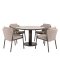SARAH DINING TABLE WITH BAROLO DINING CHAIRS