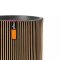 กระถาง Vase Cylinder Groove NL 36x38 - Black Gold