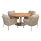 SABA LOW DINING TABLE WITH SARDINIA CHAIRS