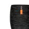 OFZ 1131 VASE ELEGANT DELUXE RIB - ANTHRACITE