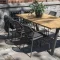 Ambassador dining table set with Barista chairs