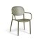 GUSTO | เก้าอี้ทานข้าวพร้อมที่วางแขน - สี Green
