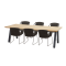 AMBASSADOR DINING TABLE WITH ACCOR CHAIRS
