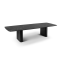 AMORELLI DINING TABLE - BLACK MARBLE