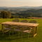 SPARTAN DINING SET WITH SIENNA CHAIRS
