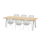 AMBASSADOR DINING TABLE WITH BARISTA CHAIRS