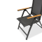 COMO DINING CHAIR RECLINER - CHARCOAL