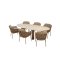 ESTATE DINING TABLE WITH BIARRITZ DINING CHAIRS