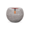 Vase Ball Rib NL 40x32 - Ivory