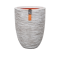 กระถาง Vase Elegant Low Rib NL 46x58 - Ivory