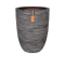 กระถาง Vase Elegant Low Rib NL 46x58 - Anthracite