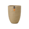 กระถาง Vase Elegant Low Rib NL 34x46 - Beige