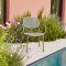 เก้าอี้เอ้าดอร์ Gusto Stackable Armchair สี Green Matt โครงอะลูมิเนียม สำหรับสวน ระเบียง และพื้นที่กลางแจ้ง | Gusto stackable aluminum outdoor chair by ms natural design