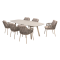 MANOLO DINING TABLE WITH PUGLIA CHAIRS