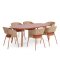 PHIL DINING SET - RUSR MAT