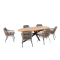 Prado dining table set with Cottage chairs