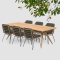 Belair dining table set with Cottage dining chairs
