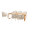 Spartan dining table set with Puccini dining chairs