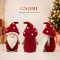 ตุ๊กตาโนมส์หมวกเห็ดสีแดงตกแต่งคริสต์มาส | สูง 46 ซม.