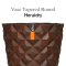 กระถางต้นไม้ Vase Tapered round Heraldry (Size D 38 x H 40 cm)