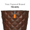 กระถางต้นไม้ Vase Tapered round Heraldry (Size D 38 x H 40 cm)