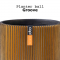 GVGB 933 Planter Ball Groove (Size D 42 x H 41 cm)