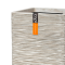 กระถาง OFI 902 PLANTER SQUARE RIB - สีขาวงาช้าง