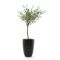 FIT 783 Vase elegant low - Black