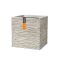 กระถาง OFI 903 SQUARE RIB - สีขาวงาช้าง