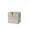 กระถาง OFI 902 PLANTER SQUARE RIB - สีขาวงาช้าง