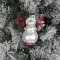 ลูกบอลแก้วคริสต์มาส Snowman Sleigh | สูง 13 ซม.