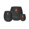 กระถาง OFZ 102 POT RIB BALL - สีแอนทราไซต์