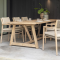 Noah dining table - Teak 260 cm.