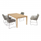 LIAM DINING TABLE NATURAL TEAK 180
