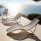 IBIZA SUN LOUNGER - WHITE