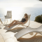 IBIZA SUN LOUNGER - WHITE